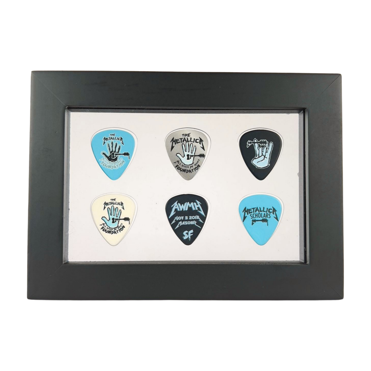 4" x 6" CLEAR Horizontal - Holds 6 Guitar Picks