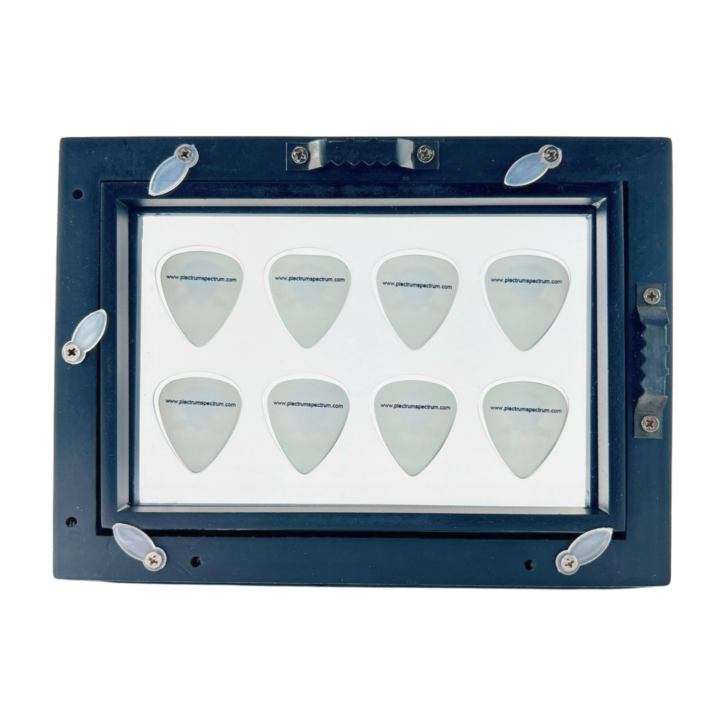 4" x 6" CLEAR Guitar Pick Display - Horizontal - Holds 8 Picks