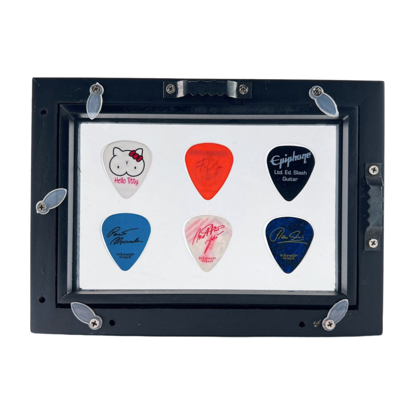 4" x 6" CLEAR Horizontal - Holds 6 Guitar Picks