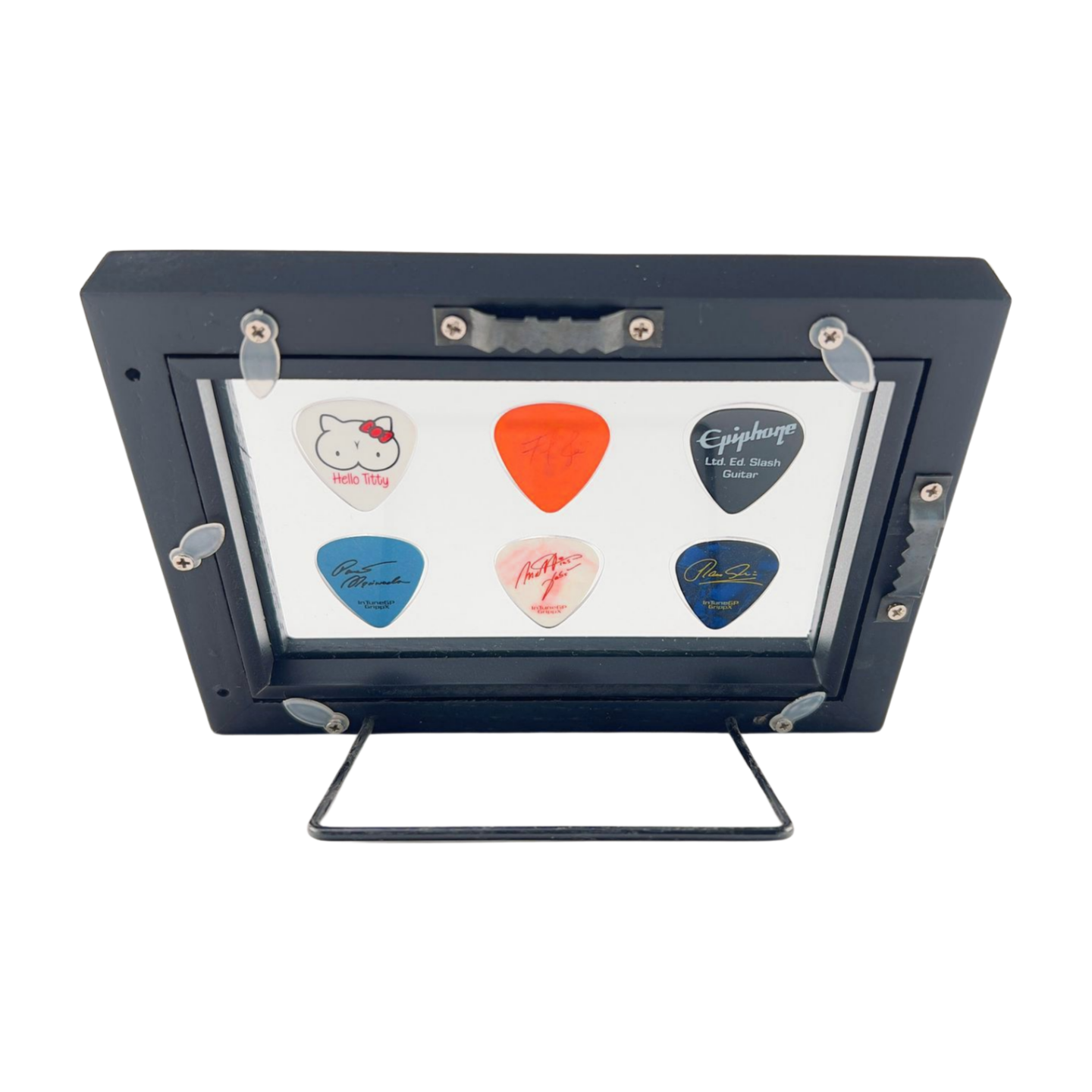4" x 6" CLEAR Horizontal - Holds 6 Guitar Picks