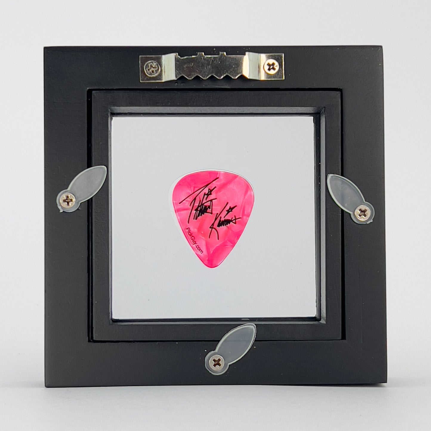 3" x 3" Regular #351 Guitar Pick Display Frame - CLEAR