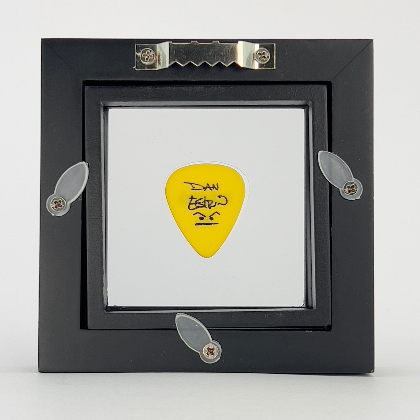 3" x 3" Regular #351 Guitar Pick Display Frame - CLEAR