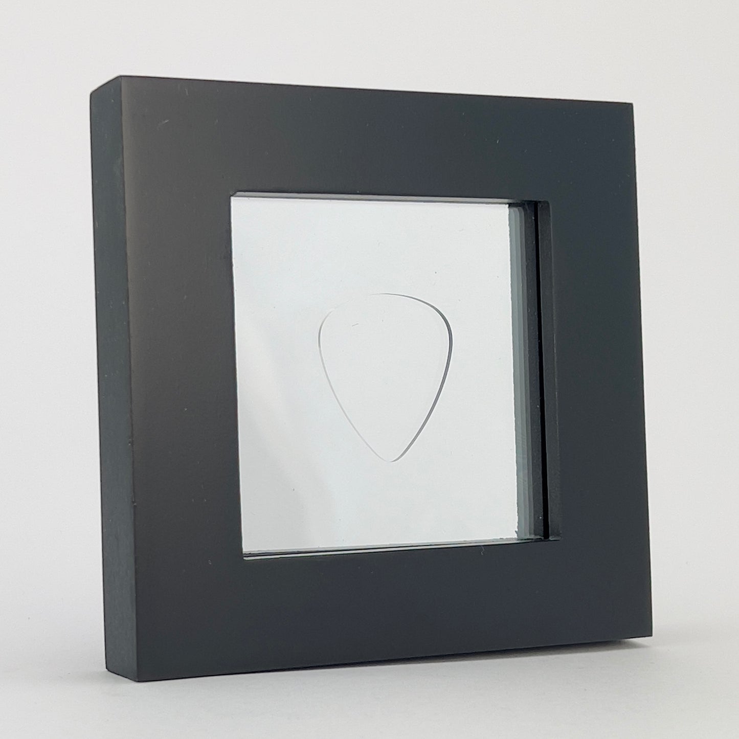 3" x 3" Regular #351 Guitar Pick Display Frame - CLEAR