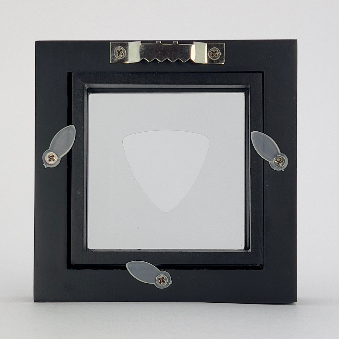 3" x 3" #346 TRIANGLE BASS Guitar Pick Display Frame - CLEAR