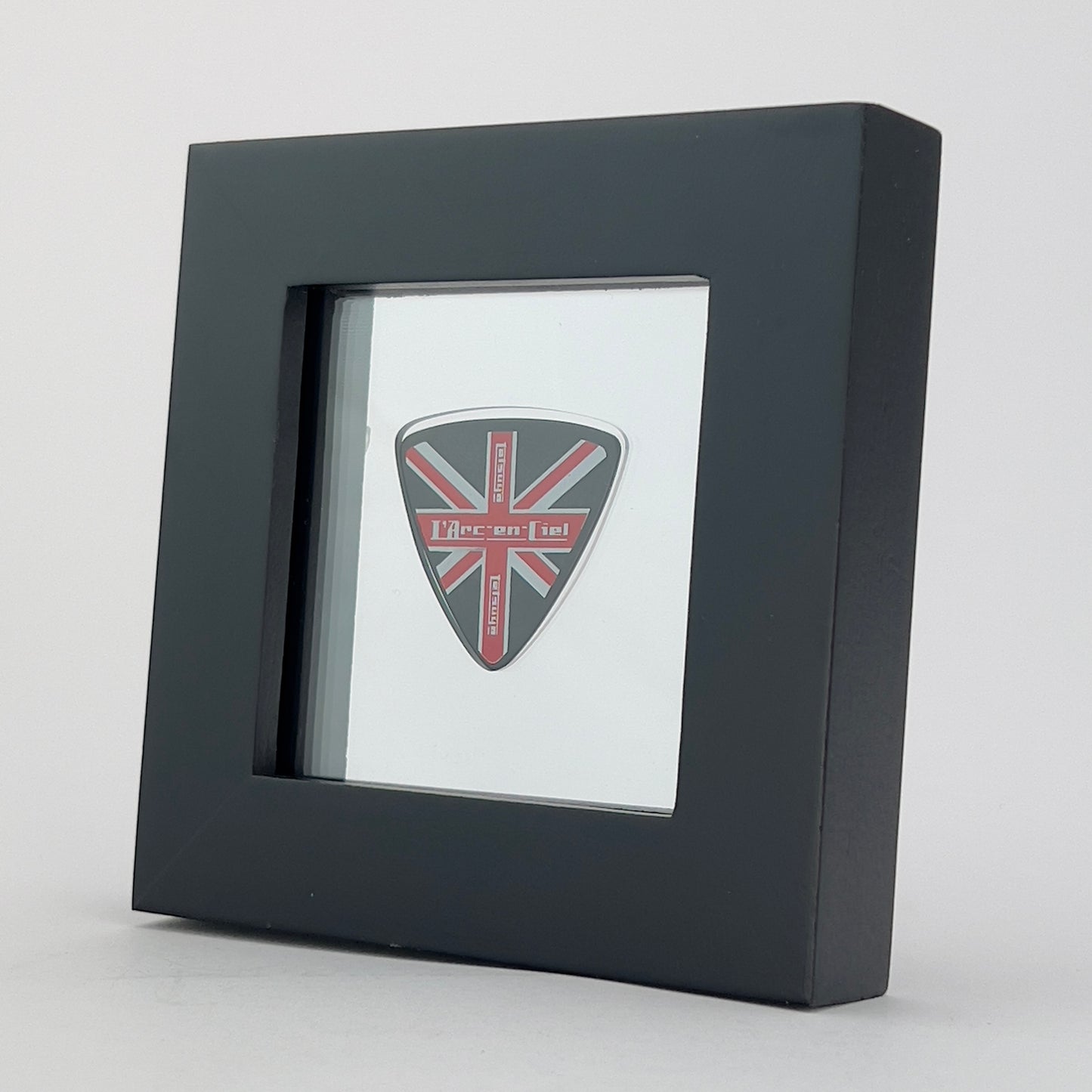 3" x 3" #346 TRIANGLE BASS Guitar Pick Display Frame - CLEAR