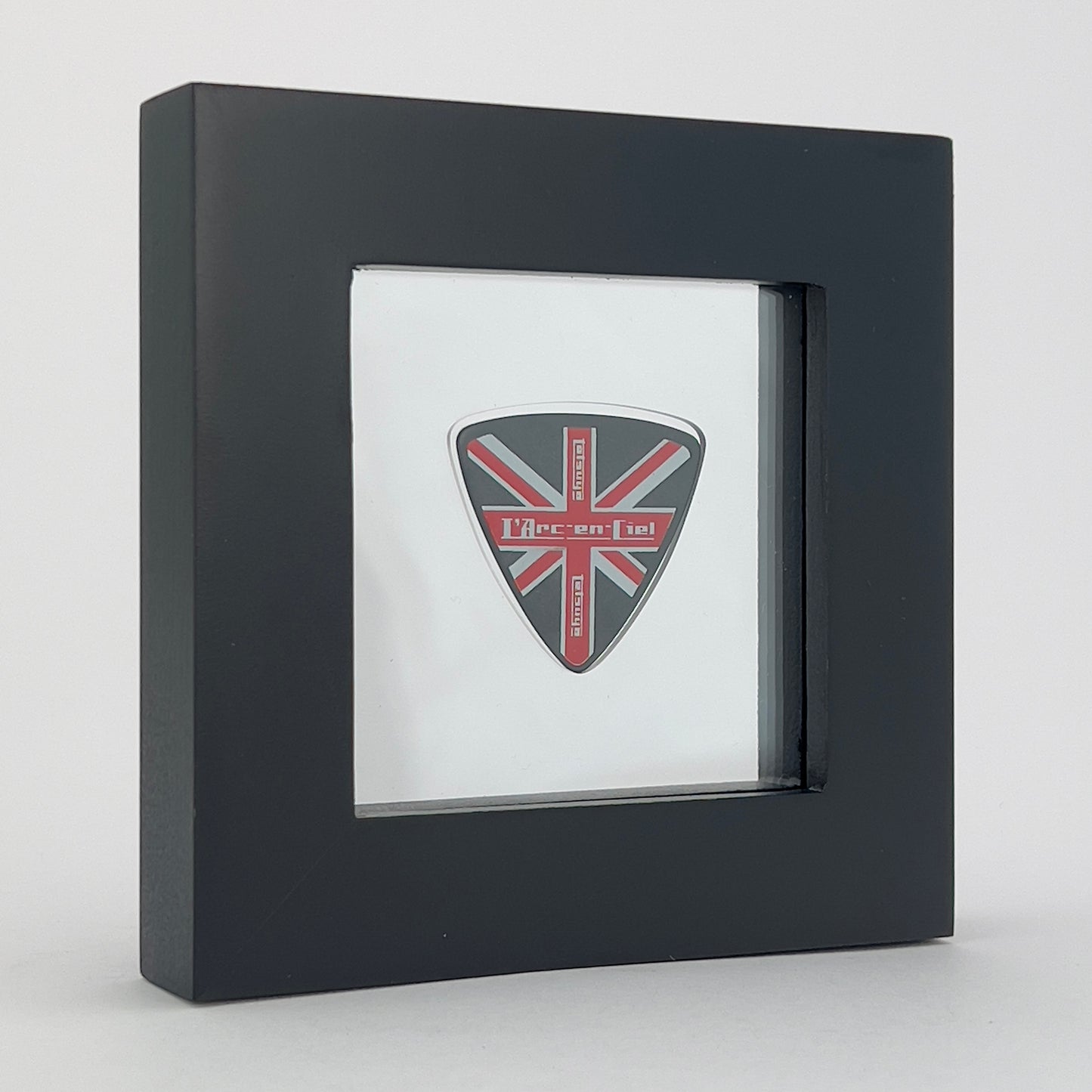 3" x 3" #346 TRIANGLE BASS Guitar Pick Display Frame - CLEAR