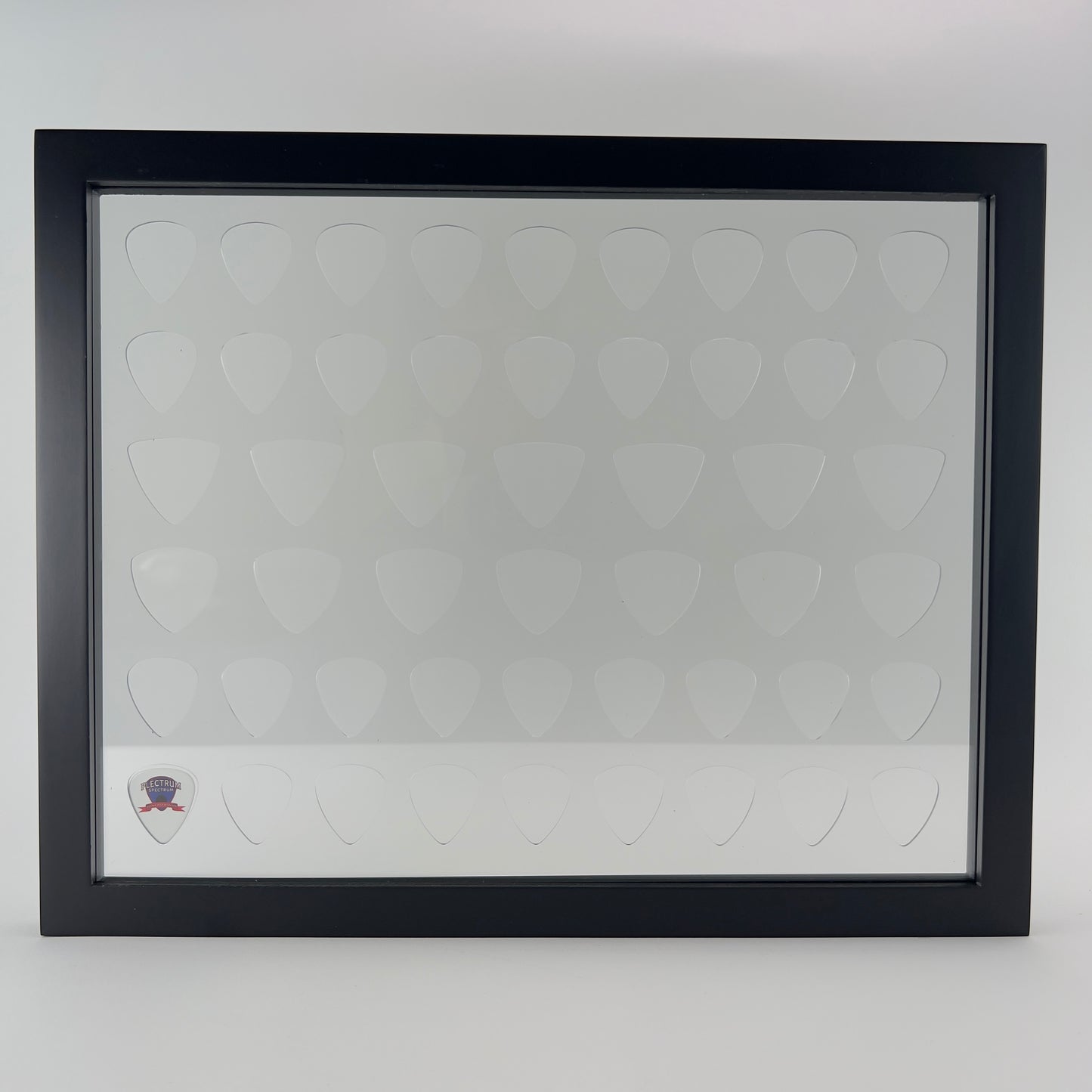 11" x 14" Combination Guitar Pick/Bass Pick Display - CLEAR