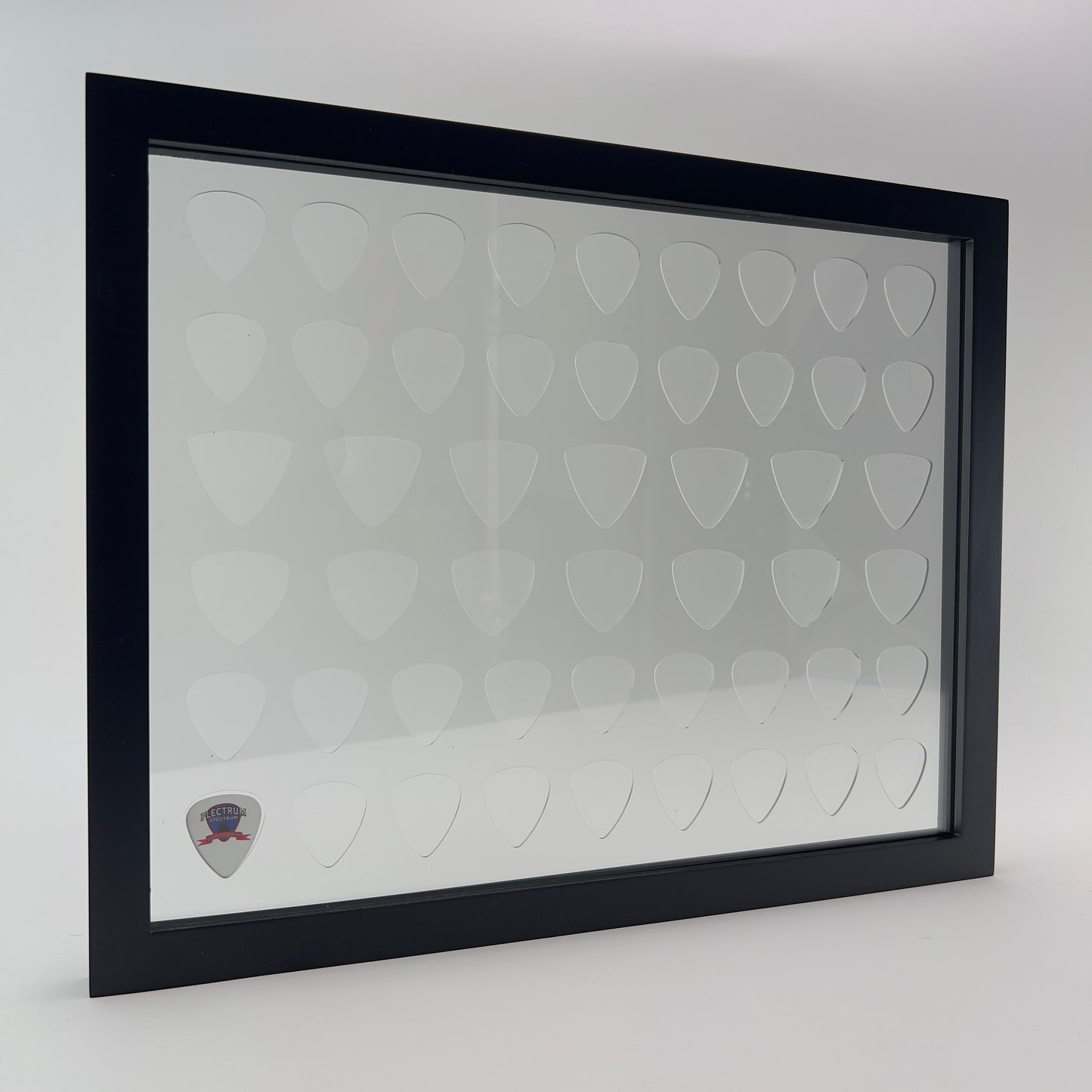 11" x 14" Combination Guitar Pick/Bass Pick Display - CLEAR