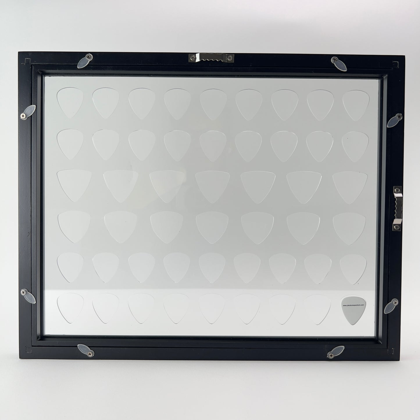 11" x 14" Combination Guitar Pick/Bass Pick Display - CLEAR