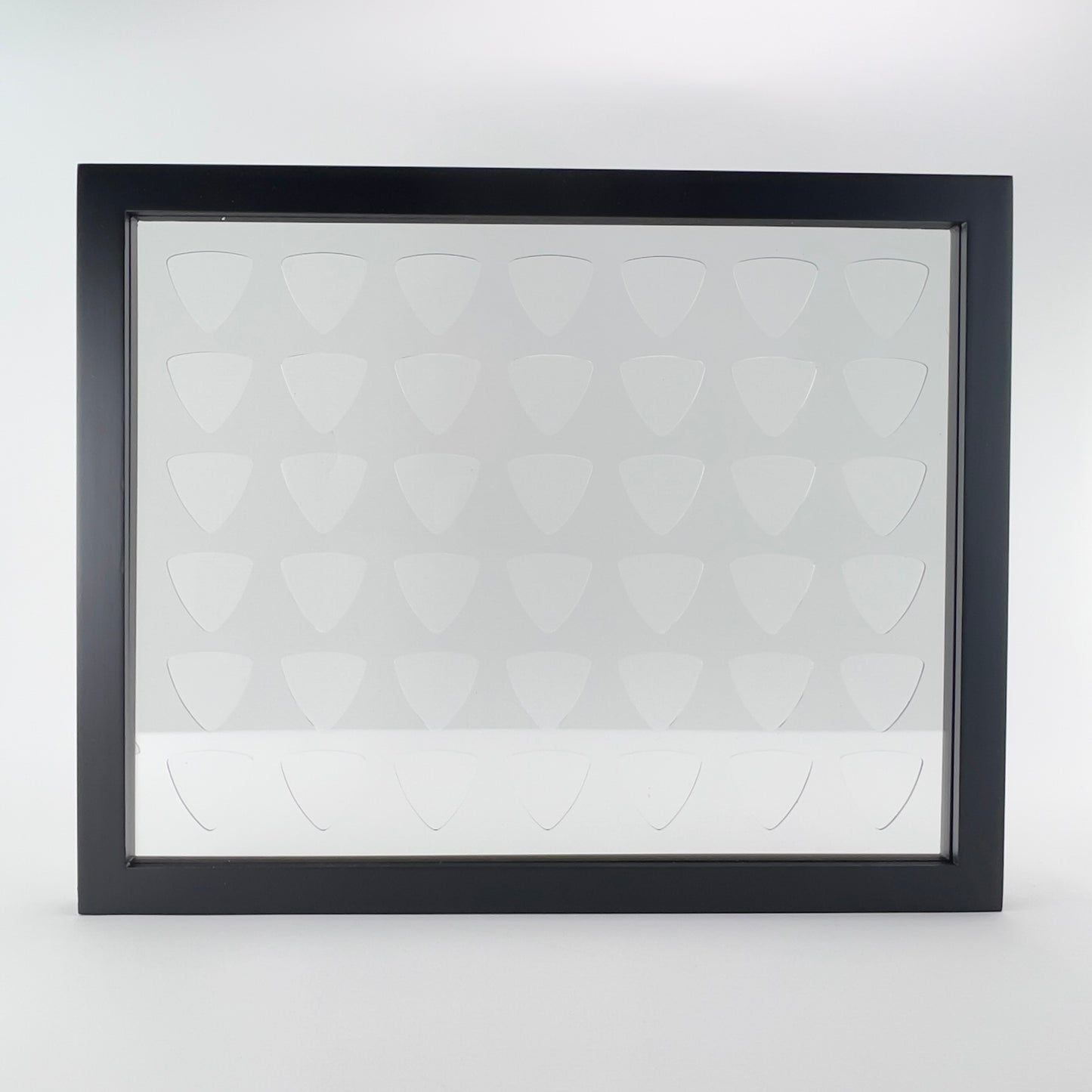 11" x 14" #346 TRIANGLE BASS Guitar Pick Display - CLEAR