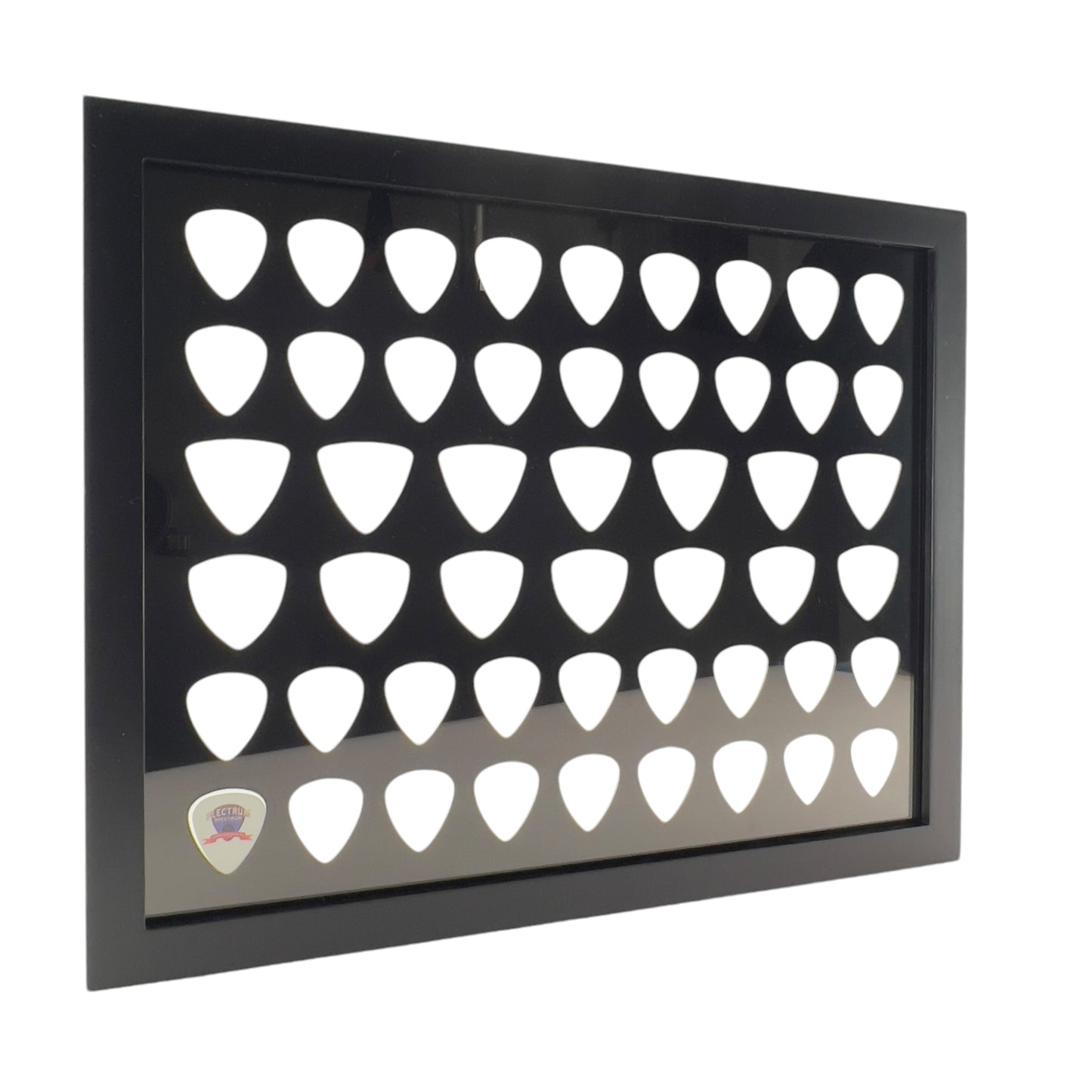11" x 14" #346 TRIANGLE BASS Guitar Pick Display - BLACK