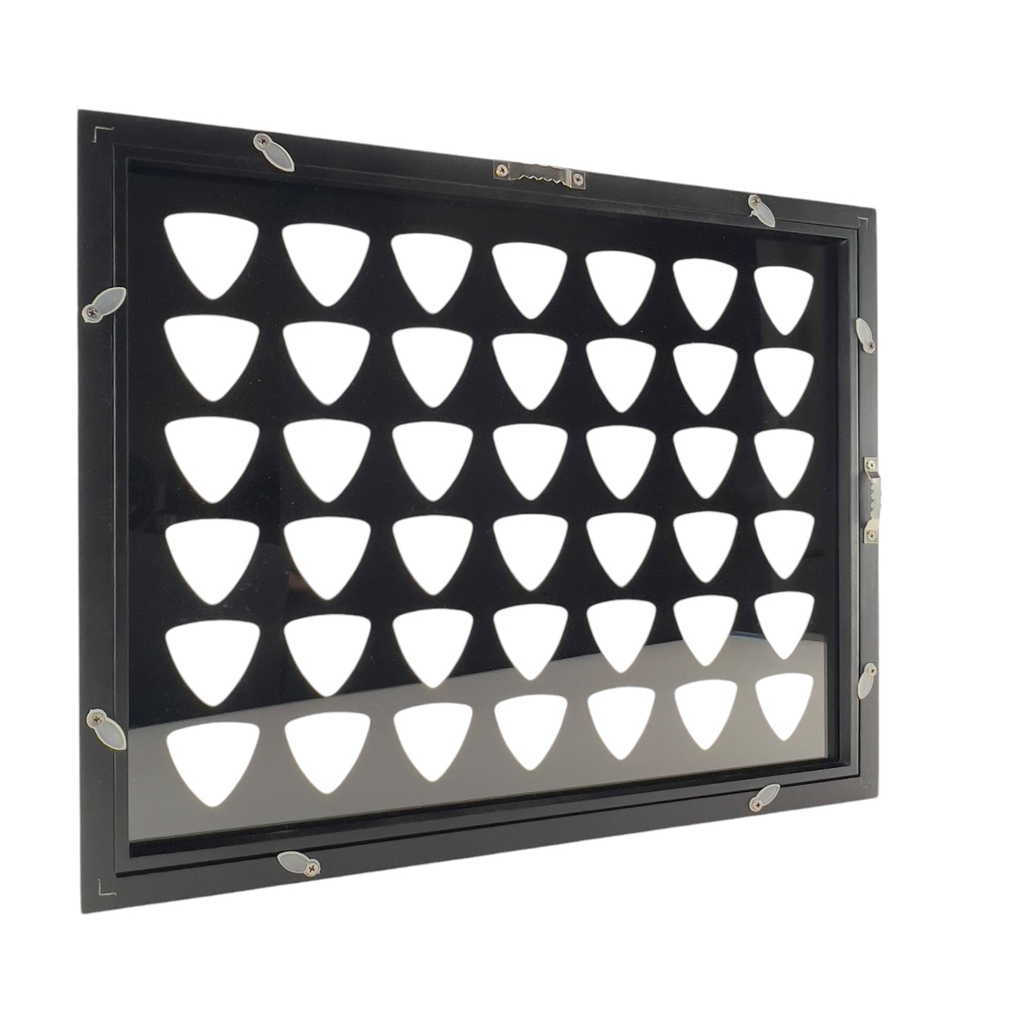 11" x 14" #346 TRIANGLE BASS Guitar Pick Display - BLACK