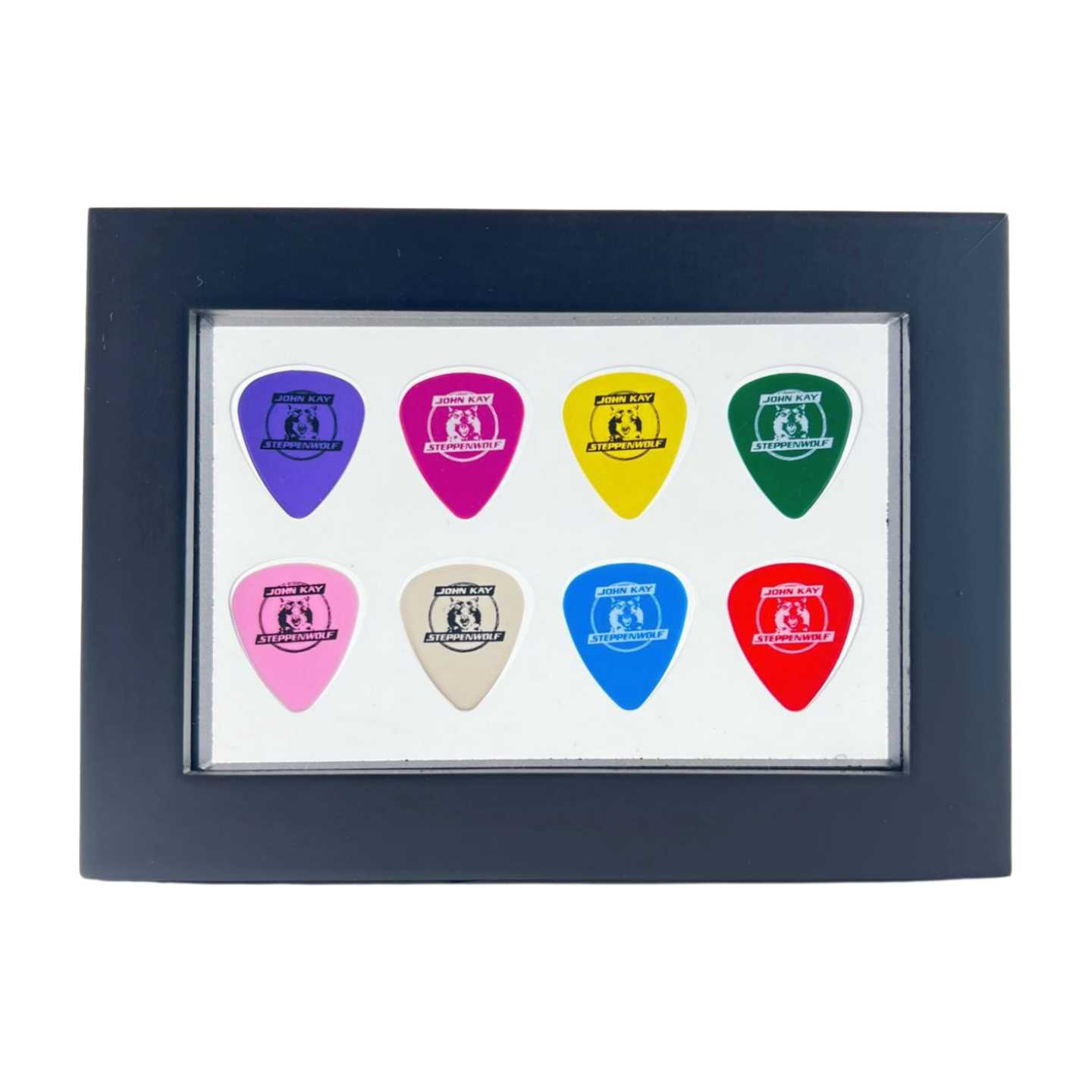 4" x 6" CLEAR Guitar Pick Display - Horizontal - Holds 8  Picks