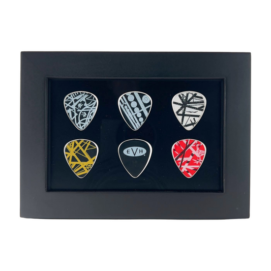 4" x 6" BLACK Horizontal - Holds 6 Guitar Picks