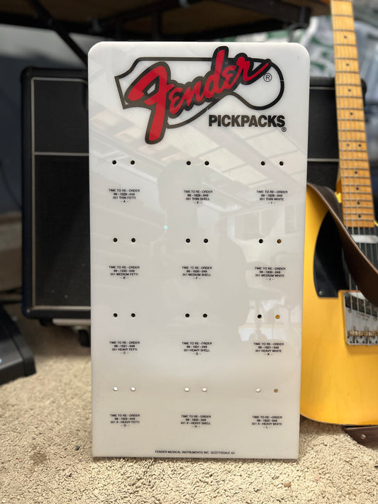 Fender Pickpacks Store Display, 1990's