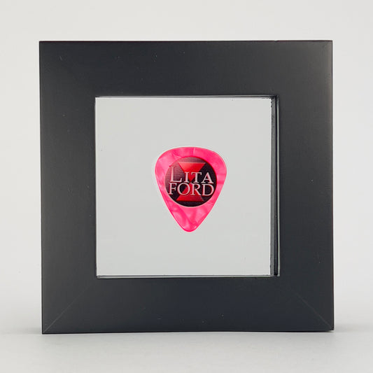 3" x 3" Regular #351 Guitar Pick Display Frame - CLEAR