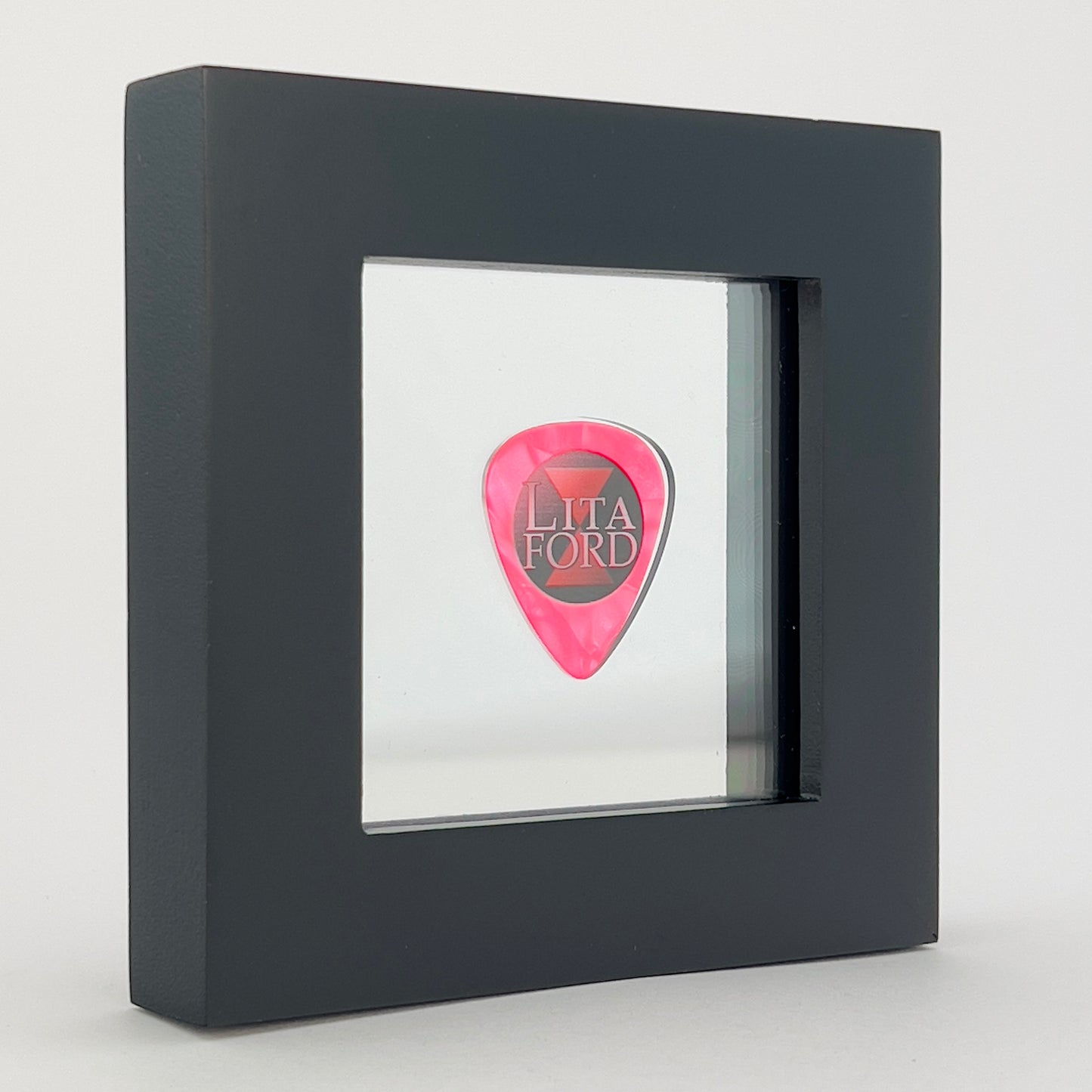 3" x 3" Regular #351 Guitar Pick Display Frame - CLEAR