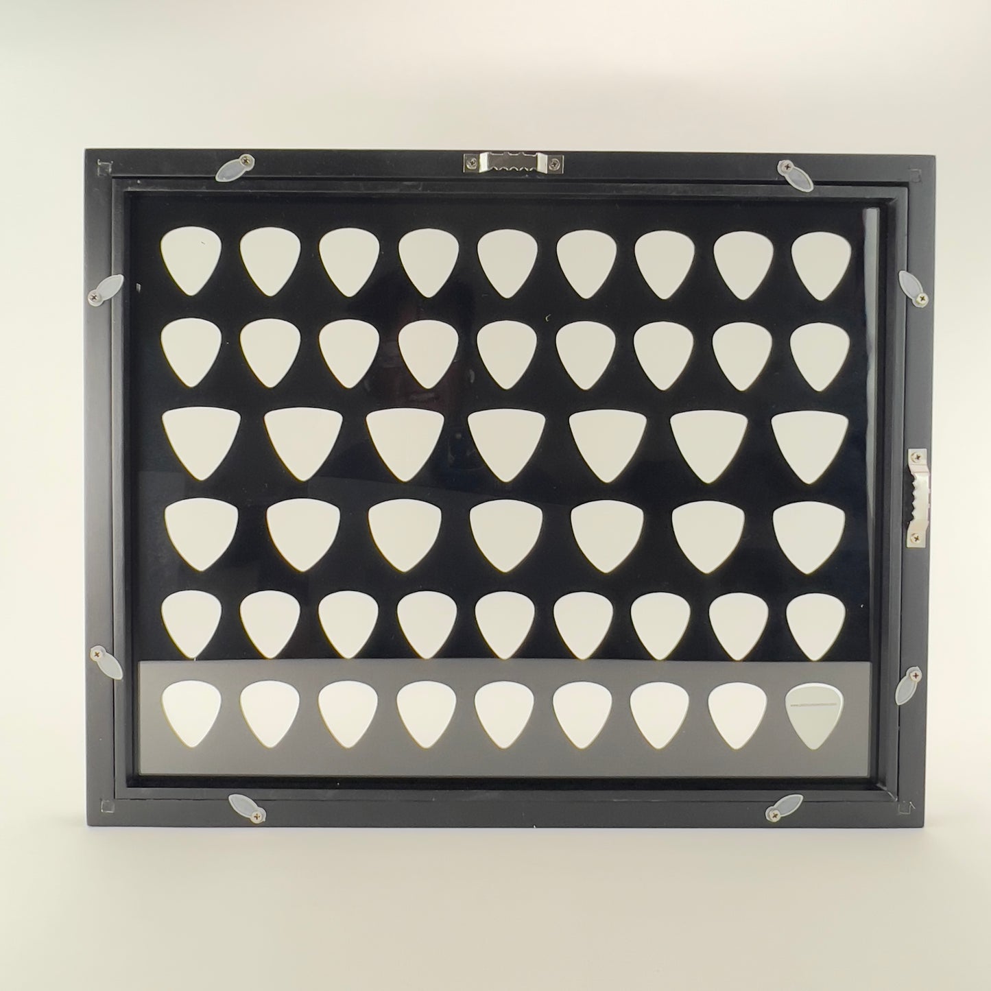 11" x 14" Combination Guitar Pick/Bass Pick Display - BLACK