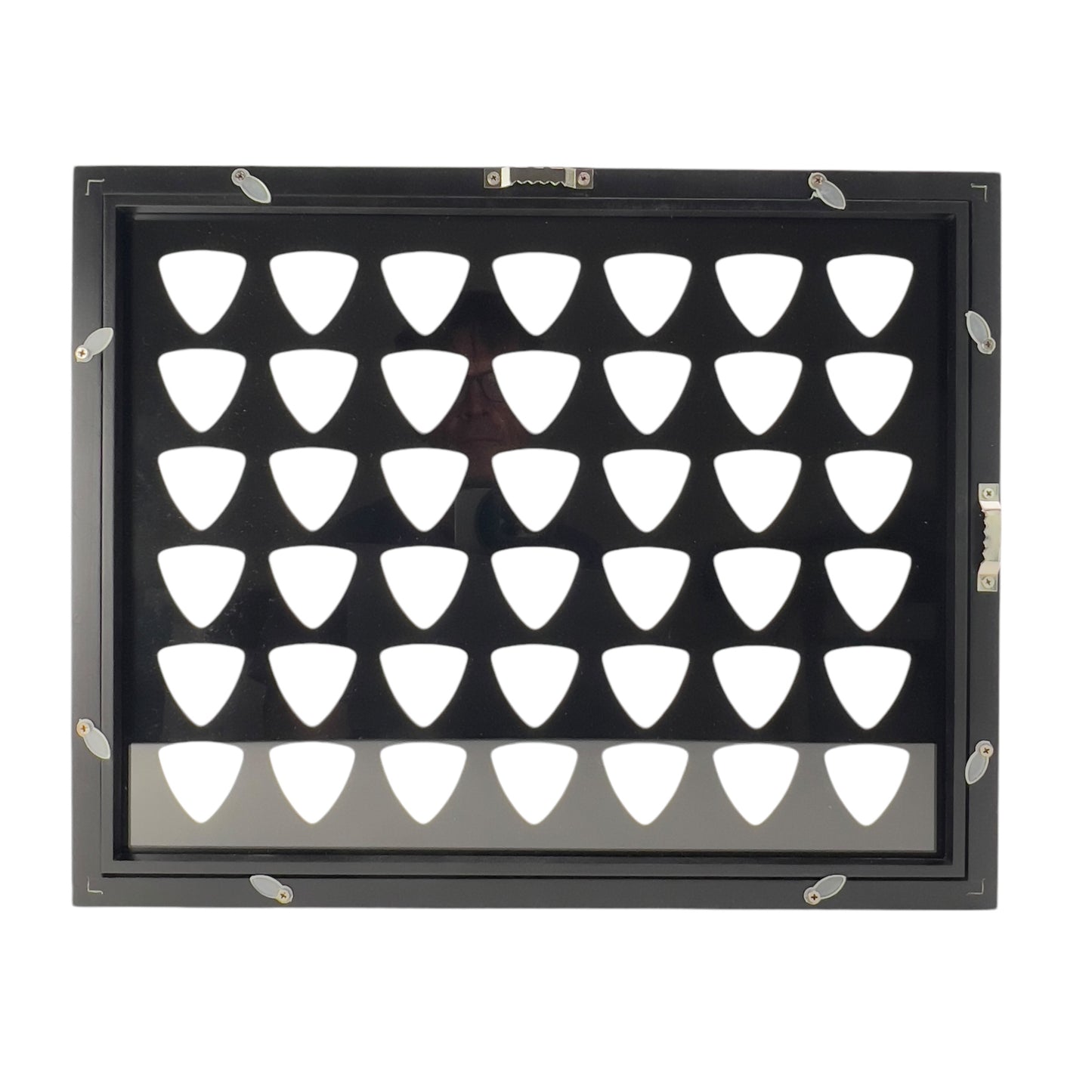 11" x 14" #346 TRIANGLE BASS Guitar Pick Display - BLACK