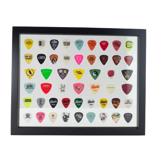 11" x 14" Combination Guitar Pick/Bass Pick Display - CLEAR