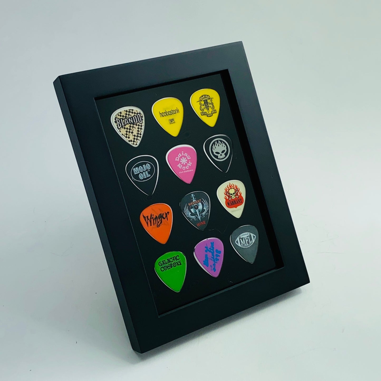 5" x 7" Vertical - Holds 12 Standard Guitar Picks