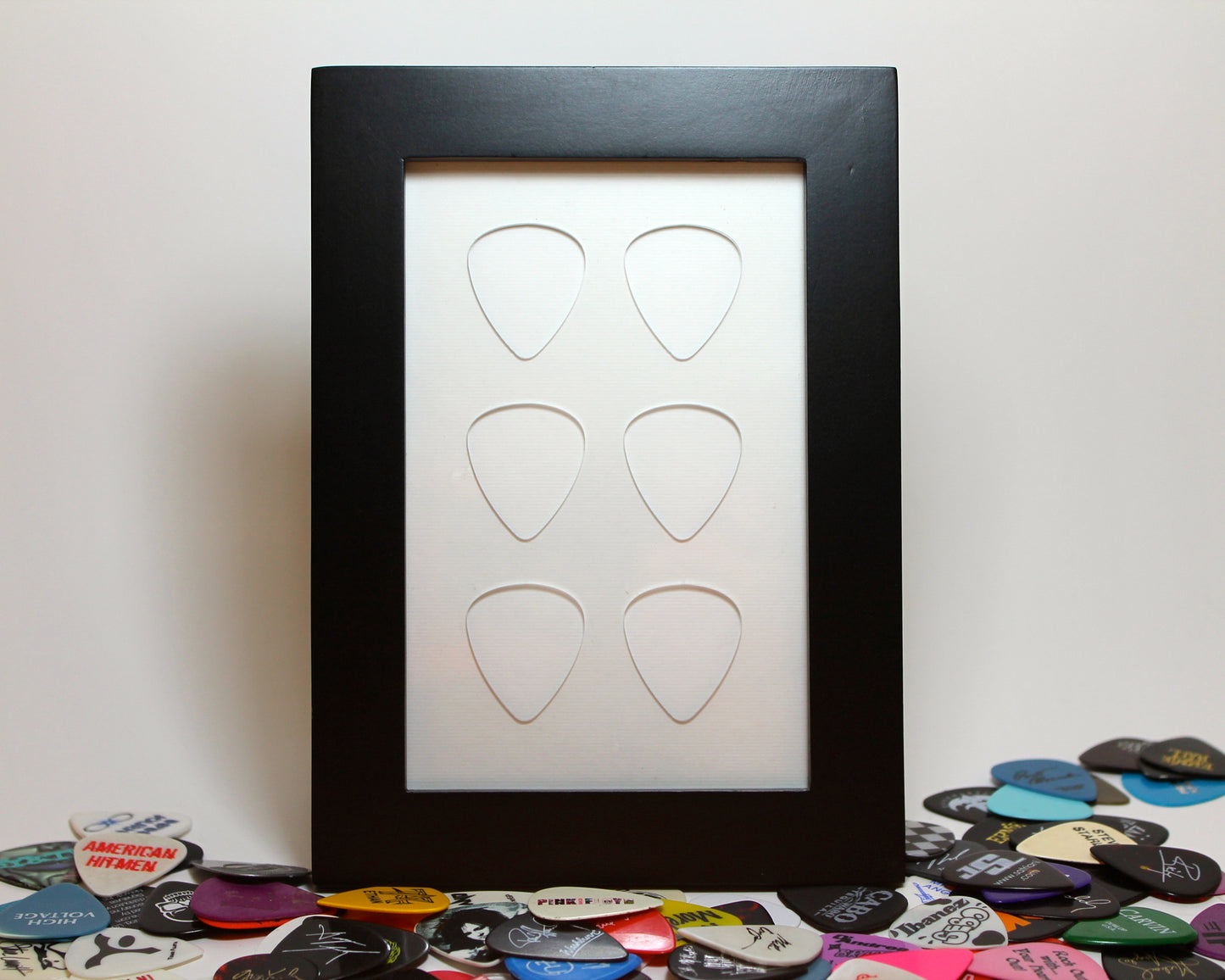 4" x 6" Vertical - Holds 6 Standard Guitar Picks