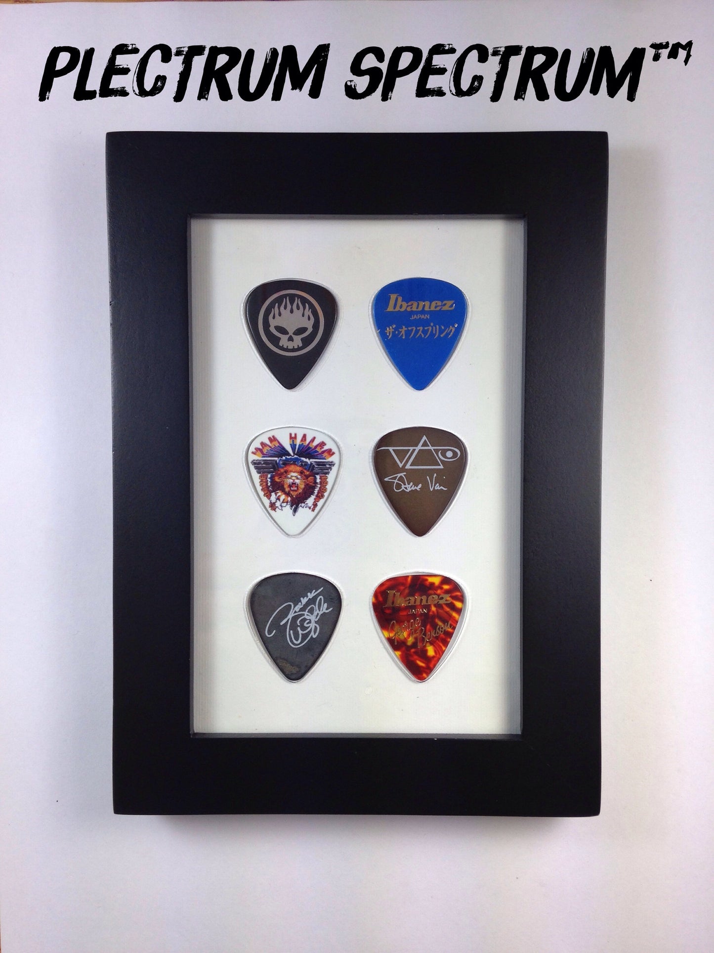 4" x 6" Vertical - Holds 6 Standard Guitar Picks